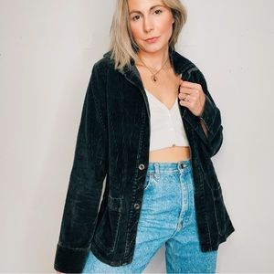 Vintage Black Corduroy Jacket